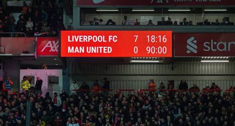 man utd vs liverpool 7-0 stats